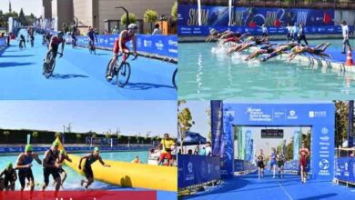 Triatlon şampiyonası nefes kesiyor