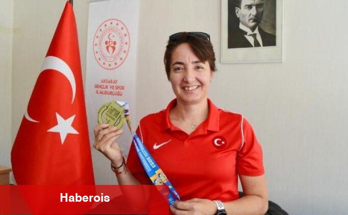 Ulusal atlet Halime Yıldız'dan altın madalya - Haberois Ulusal atlet Halime Yıldız'dan altın madalya
