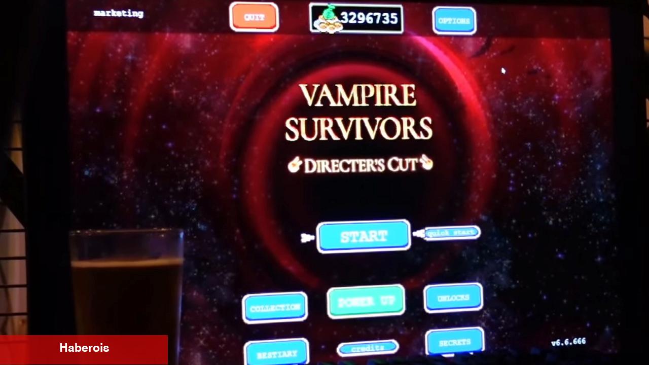 Vampire Survivors'ın Zımnî Bir 'Directer's Cut' Versiyonu Varmış