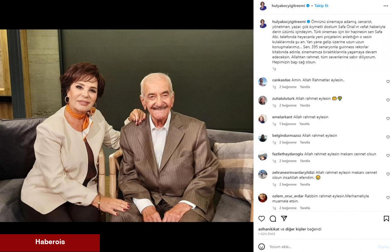 Vefatıyla sanat dünyasını yasa boğan Safa Önal'a ünlü isimlerden veda