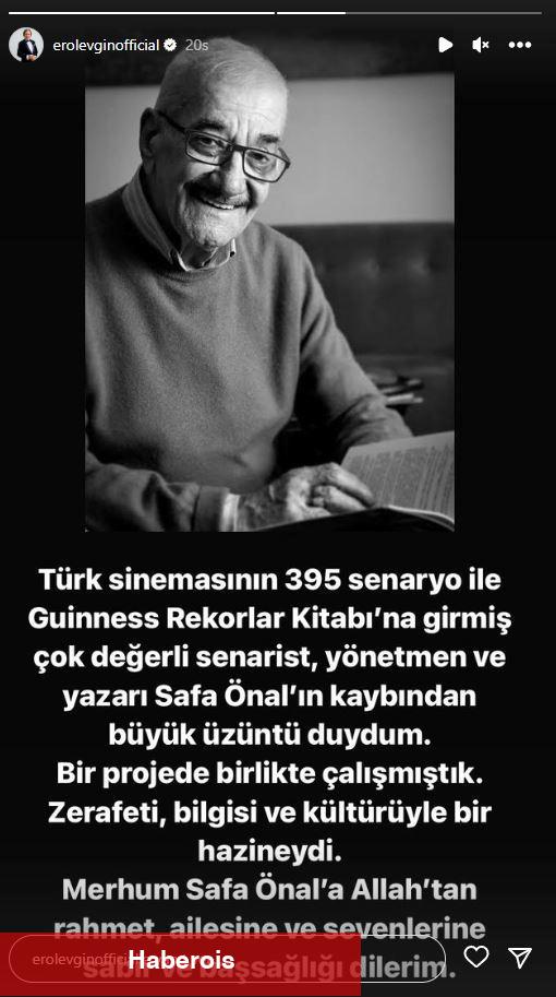 Vefatıyla sanat dünyasını yasa boğan Safa Önal'a ünlü isimlerden veda