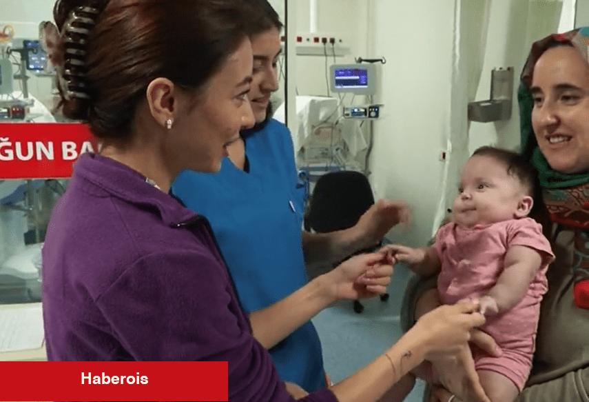 Zehra Bebek Taburcu Edildi