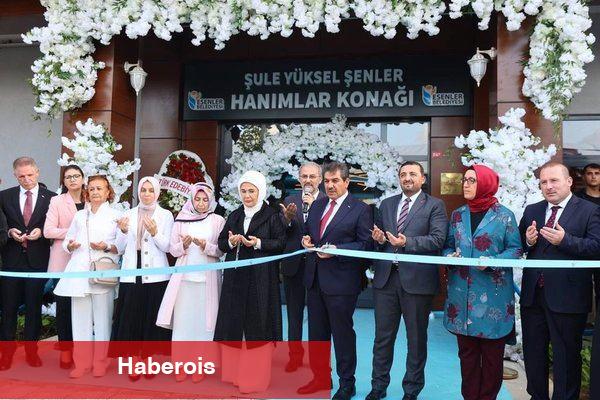 Emine Erdoğan Şule Yüksel Şenler Konağı'nın açılışına katıldı