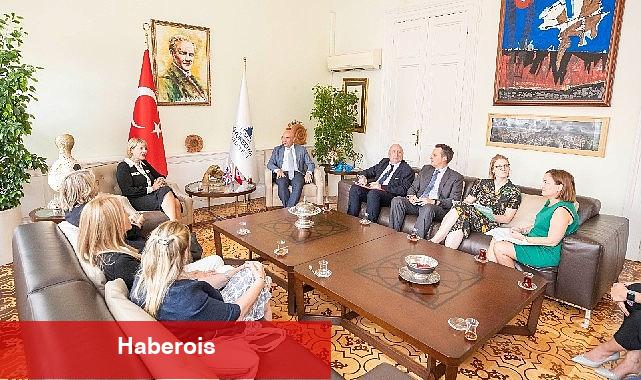 İngiltere Büyükelçisi Morris Başkan Soyer'i ziyaret etti - Haberois İngiltere Büyükelçisi Morris Başkan Soyer'i ziyaret etti