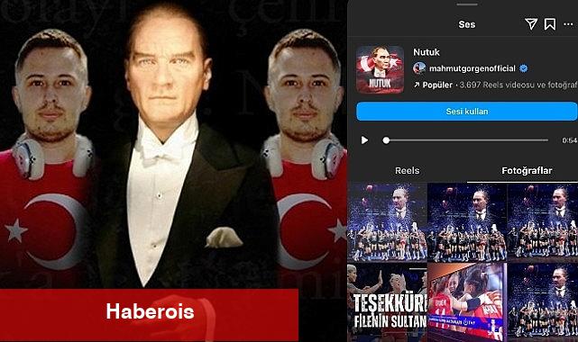 Mahmut Görgen'in "NUTUK" Şarkısı Instagram'da Viral Oldu! - Haberois Mahmut Görgen'in "NUTUK" Şarkısı Instagram'da Viral Oldu!