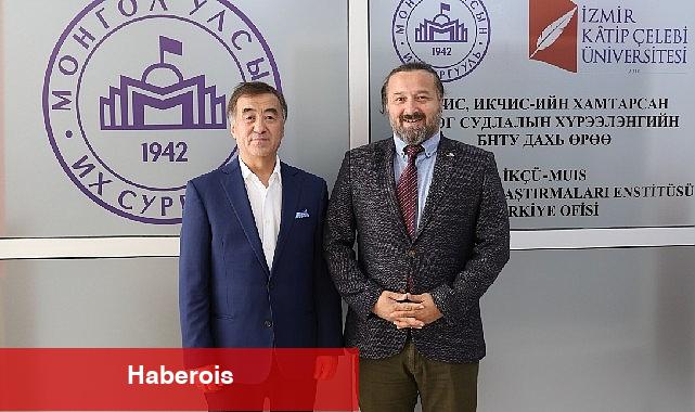 Moğolistan Büyükelçisinden İKÇÜ'ye Ziyaret - Haberois Moğolistan Büyükelçisinden İKÇÜ'ye Ziyaret