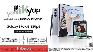 Samsung, Galaxy Z Flip5 ve Galaxy Z Fold5 için 6500 TL'ye varan takas veya 6000 TL'ye varan hediye çeki fırsatı sunuyor