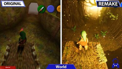 The Legend of Zelda: Ocarina of Time için Özgün vs. Remake Görüntüsü Paylaşıldı
