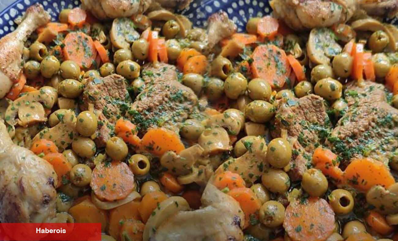 Zeytinli tavuk nasıl yapılır? Cezayir'in ünlü zeytinli tavuk yemeği tarifi!