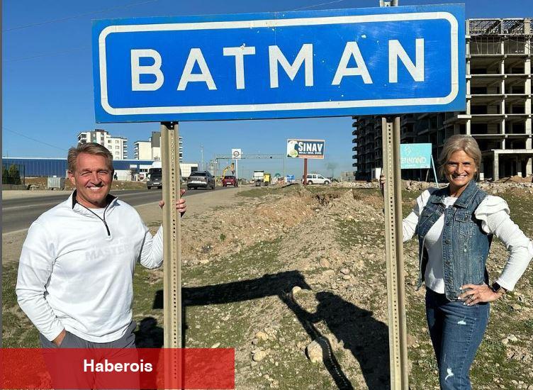 ABD Büyükelçisi Jeff Flake, Batman kenti sınırlarında! Yaptığı espri gündem oldu