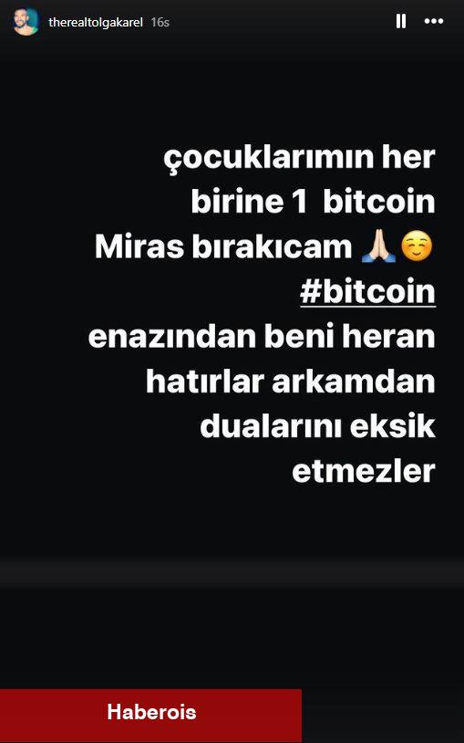 ABD'de tır sürücülüğü yapan Tolga Karel miras açıklamasıyla gündem oldu! 2024 bitcoin yılı mı?