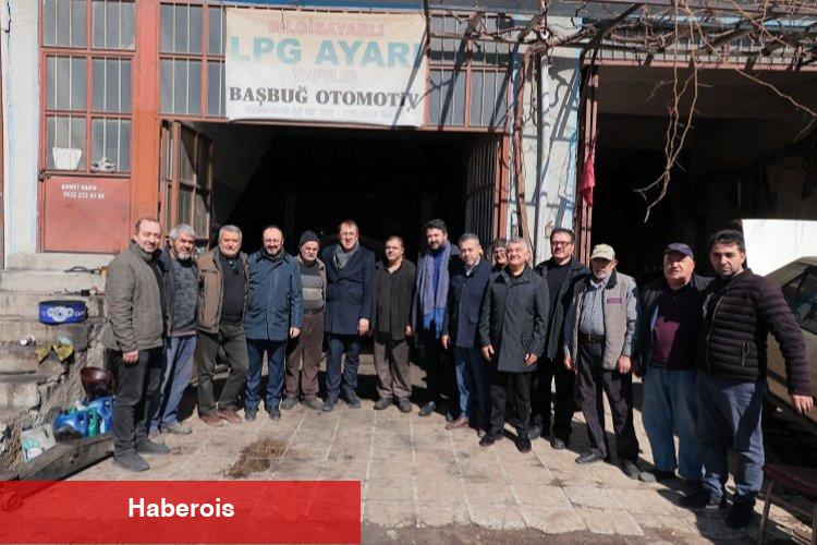 AK Parti Adayı Savran, bugün Zahire Pazarı Ve Sanayi Sitesi’ndeydi