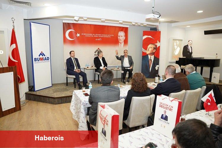 AK Parti Nilüfer Belediye Başkan Adayı Çolak iş dünyasına seslendi