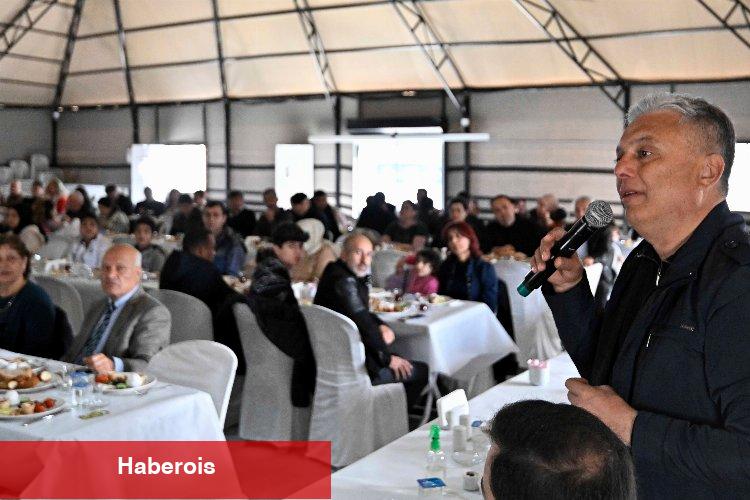 Antalya Muratpaşa'da apartman görevlileriyle buluştu