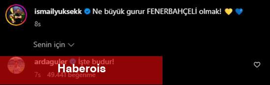 Arda Güler'den İsmail Yüksek'e yorum