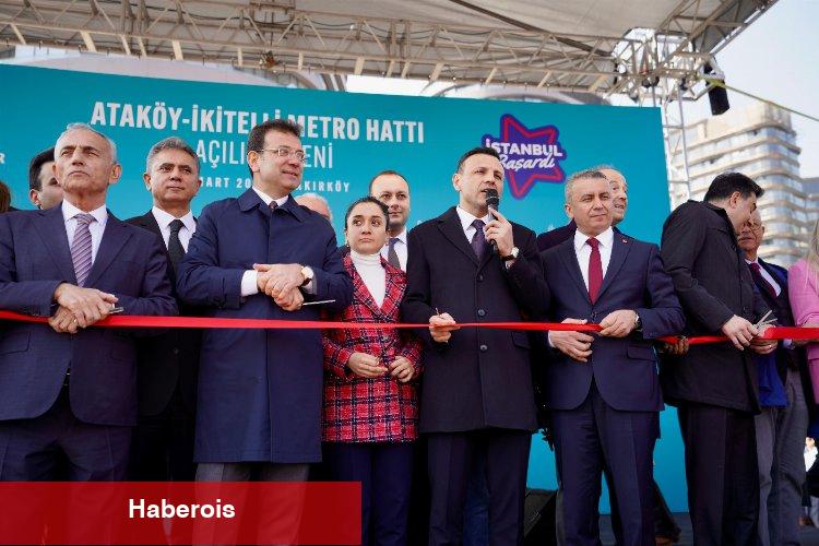 Ataköy-İkitelli metro hattı hizmete girdi