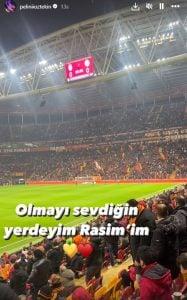 Babasının anma merasimine değil maça gitti! ”Olmayı sevdiğin yerdeyim Rasim’im”