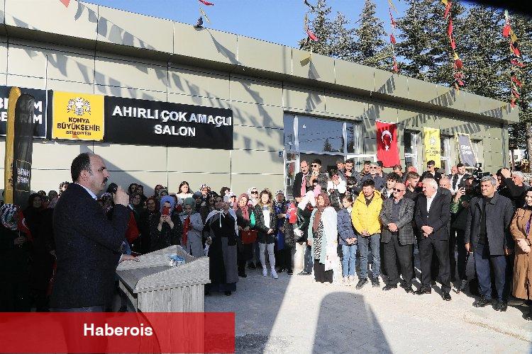 Başkan Altay Ahırlı ve Yalıhüyük ilçelerini ziyaret etti