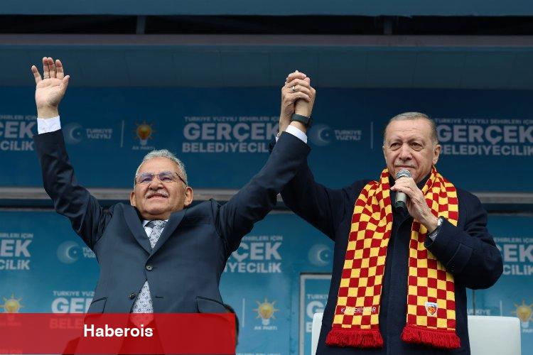 Başkan Büyükkılıç’tan Büyük Kayseri Mitingi’nde dayanışma vurgusu