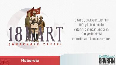 Başkan Savran'dan Şehitleri Anma Günü ve Çanakkale Zaferi Mesajı