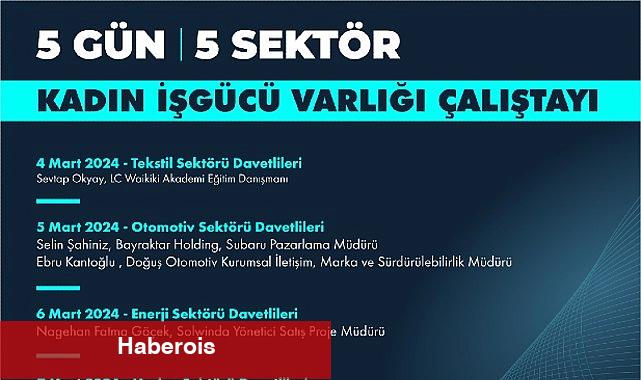 Beş farklı sektörden kadınlar mesleki deneyimlerini öğrencilerle paylaşacak - Haberois Beş farklı sektörden kadınlar mesleki deneyimlerini öğrencilerle paylaşacak