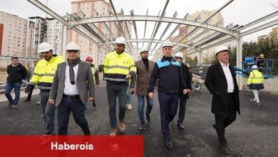 Beylikdüzü Belediye Başkanı Mehmet Murat Çalık, yapımında sona yaklaşılan Aziz Sancar Bilim ve Sanat Merkezi ile pazar yeri inşaatında incelemelerde bulundu