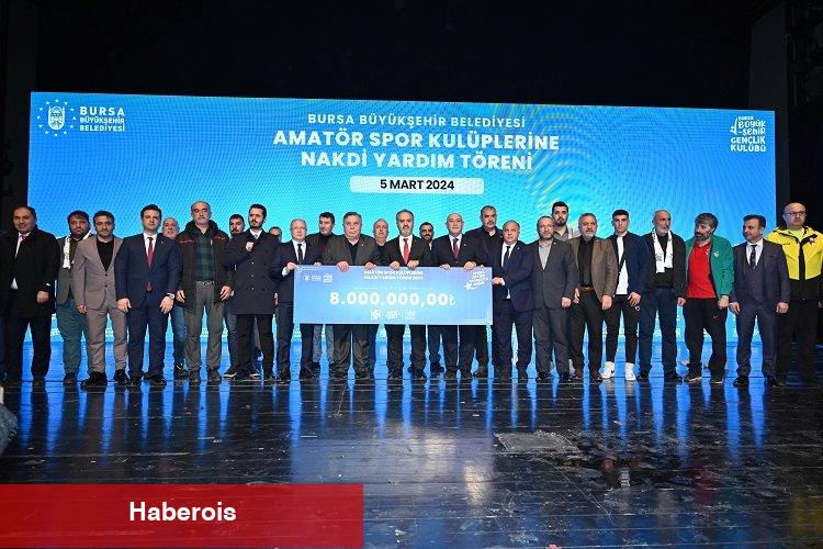 Bursa'da amatör kulüplere Büyükşehir desteği