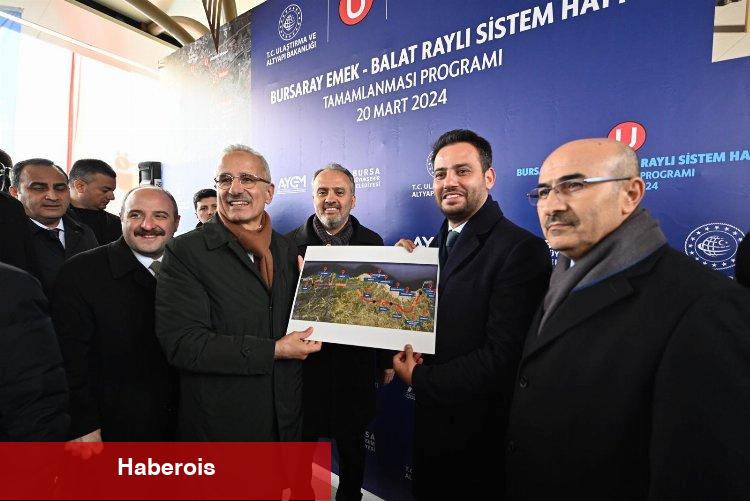 Bursa’da raylı sistem hattı genişliyor