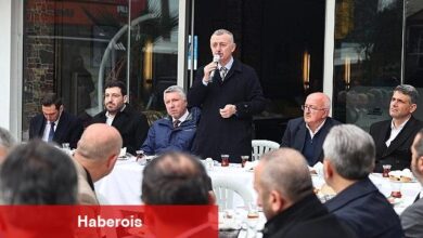 Büyükakın ve Kocaman, MOBESKO esnafıyla buluştu
