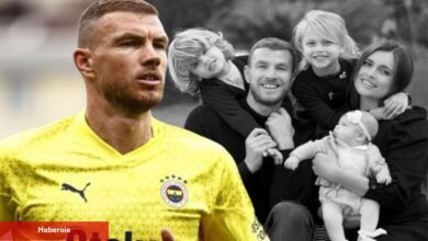 Edin Dzeko'nun kızından duygulandıran hareket!