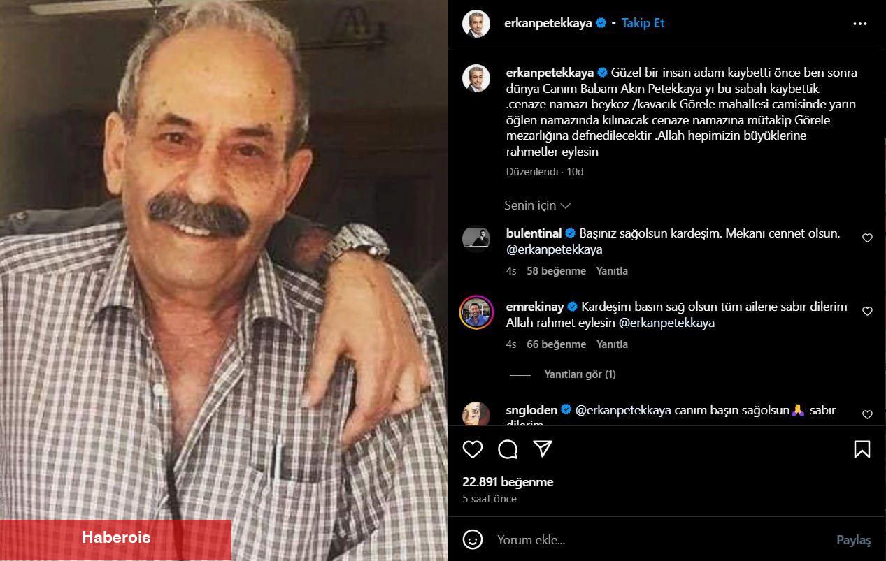 Erkan Petekkaya'nın acı günü! Sevenleri yalnız bırakmadı