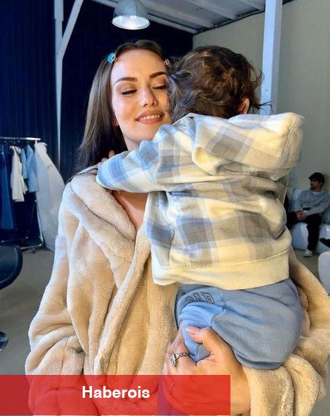 Fahriye Evcen 13 aylık oğlu Kerem ile çekilmiş pozunu paylaştı! Bakın kime benzetildi