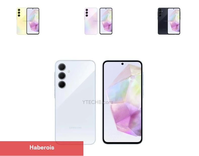 Galaxy A35 5G yeni renklerde ve tam özellikleriyle sızdırıldı
