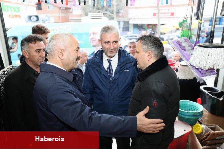 Gebze Beylikbağı bölgesinde esnaf turu