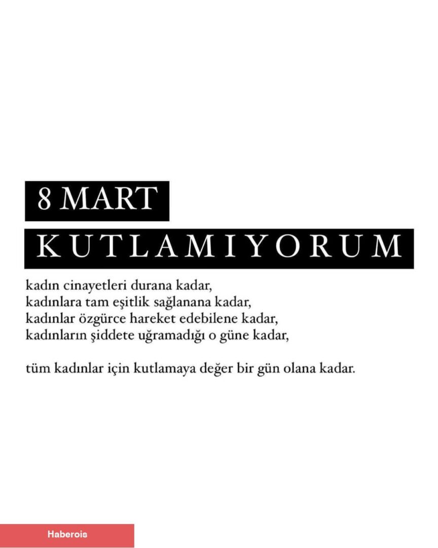 Hadise 8 Mart Dünya Bayanlar Günü'ne reaksiyon gösterdi! "Kutlamıyorum!"
