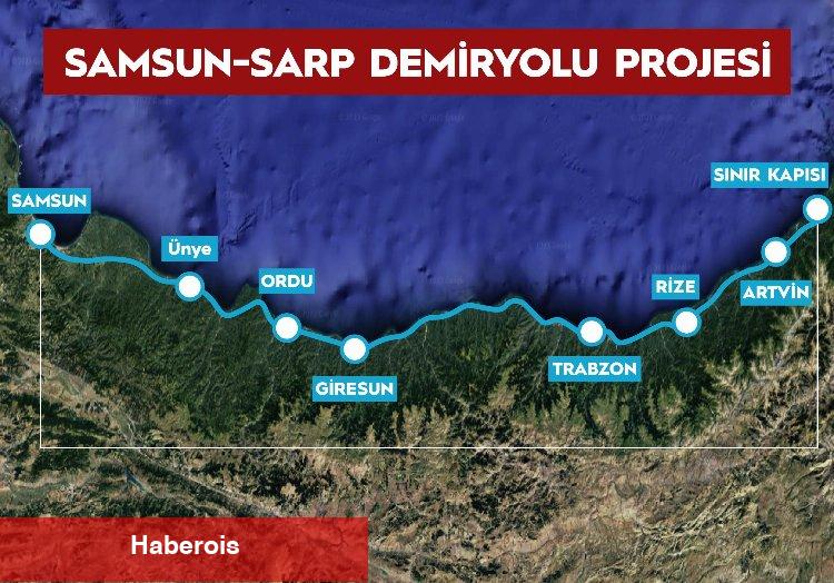 Hızlı tren Karadeniz'e geliyor
