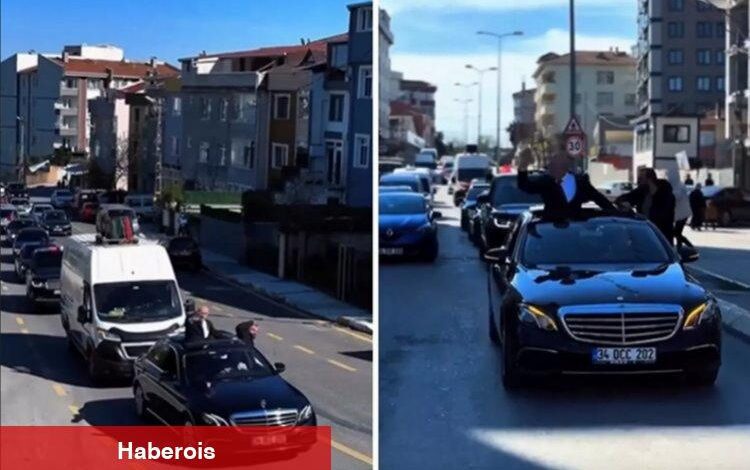 İstanbul'da muhtar adayının çakarlı konvoyuna soruşturma! - Haberois İstanbul'da muhtar adayının çakarlı konvoyuna soruşturma!