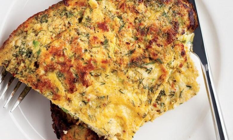 Kabaklı Ve Dereotlu Omlet - Haberois Kabaklı Ve Dereotlu Omlet