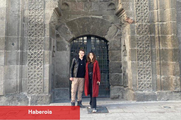 Kara Ağaç Destanı dizi oyuncularından Selçuklu Uygarlığı Müzesi'ne ziyaret