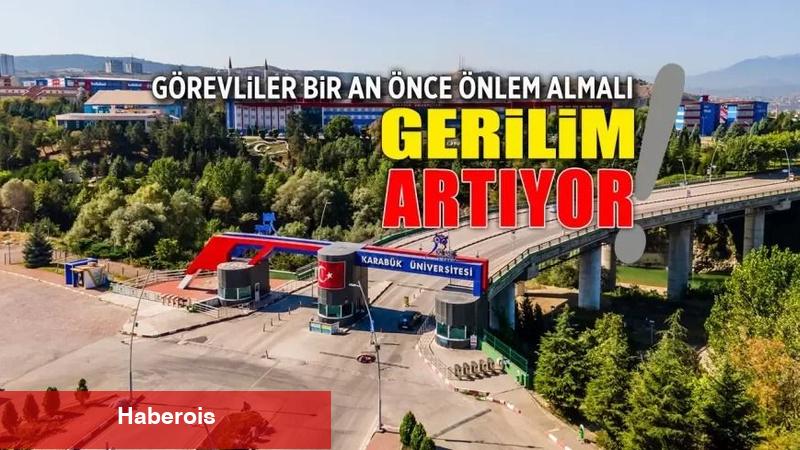 Karabük Üniversitesi görüntüleri internete düştü