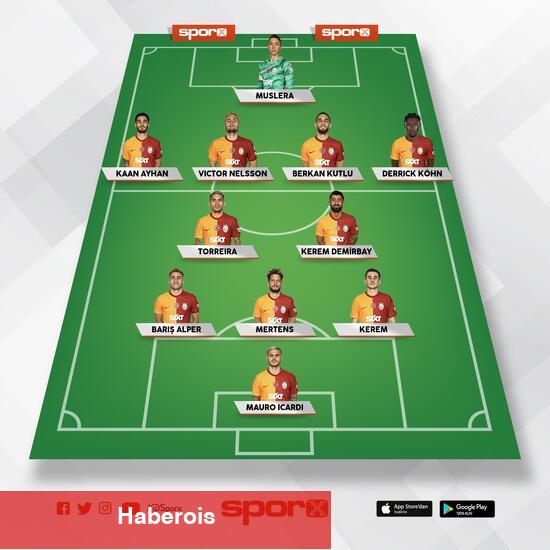 Kasımpaşa - Galatasaray: 11'ler