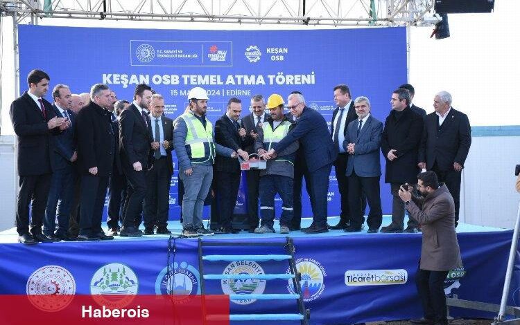 Keşan Gıda OSB’nin temeli atıldı