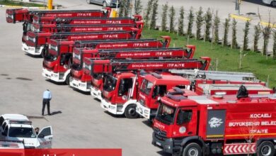 Kocaeli'de yeni araçlar İtfaiyenin gücüne güç katacak