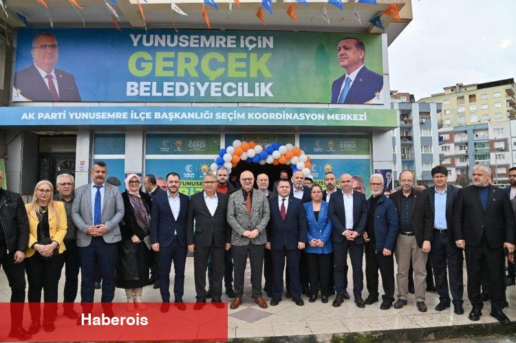 Manisa'da Cumhur İttifakı'na sıcak ilgi