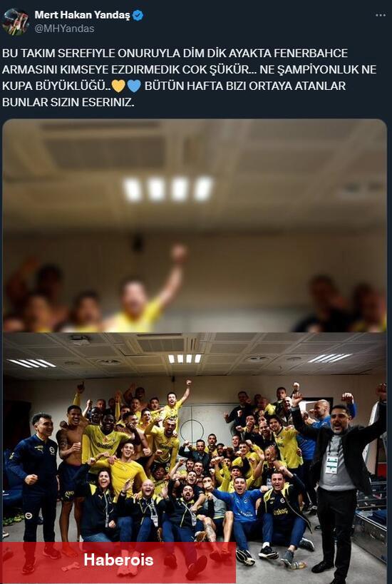 Mert Hakan Yandaş: ''Fenerbahçe armasını ezdirmedik''