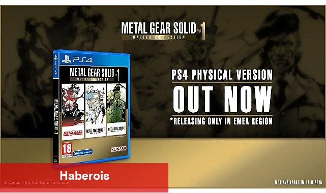 Metal Gear Solid: Master Collection Vol.1 PlayStation®4 Fiziksel Sürümü Çıktı! - Haberois Metal Gear Solid: Master Collection Vol.1 PlayStation®4 Fiziksel Sürümü Çıktı!