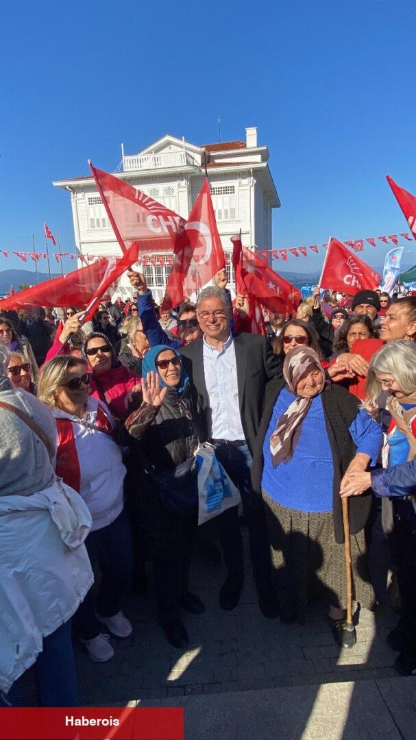 Mudanya'da Dalgıç'tan nokta mitingleri