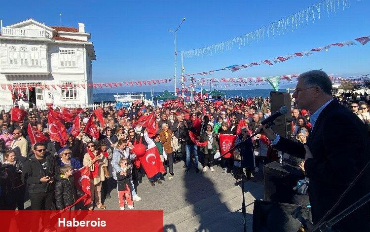 Mudanya'da Dalgıç'tan nokta mitingleri - Haberois Mudanya'da Dalgıç'tan nokta mitingleri