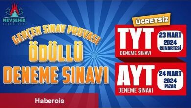 Nevşehir Belediyesi tarafından TYT ve AYT Deneme Sınavları Hafta sonu Yapılacak