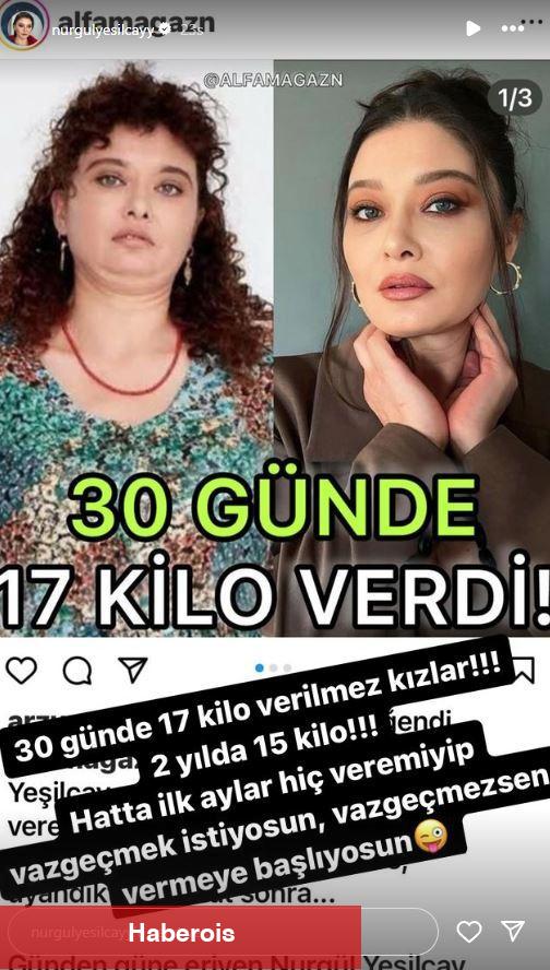 Nurgül Yeşilçay diyeti gündem oldu! Nurgül Yeşilçay'ın zayıflama usulü